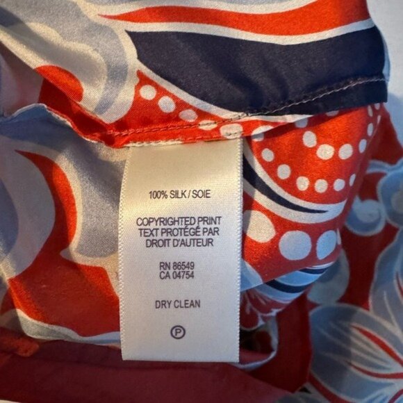 Tommy Bahama Silk Floral Dress 4 Beachy Hawaii Tropical Artsy Fairycore Bohemian - Picture 7 of 8